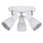 Lampa sufitowa candellux fido 98-63397 plafon e14 biały+chrom