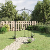 Pergola ogrodowa, czarna, ?180x255 cm, stalowa