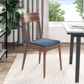 Poduszki na siedziska 4 pcs Niebieski 40 x 40 x 3 cm