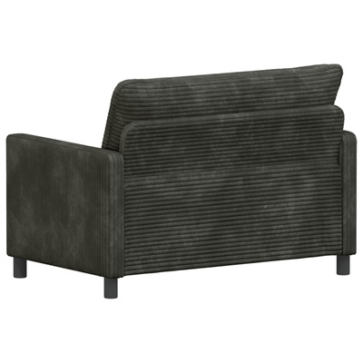 Sofa antracytowy 126 x 81 x 87,5 cm Poliester
