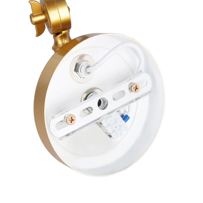 Kinkiet Retro nastawny Złoty Abruzzo Gloria