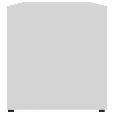 vidaXL Szafka pod TV, biała, 80x34x36 cm, materiał drewnopochodny