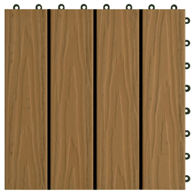 Płytka Tarasowa Projekt 3D 11 pcs Drewno tekowe 30 x 30 cm