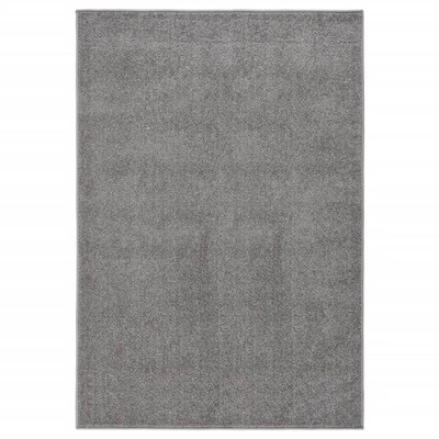 vidaXL Dywan z krótkim runem, 200 x 290 cm, szary