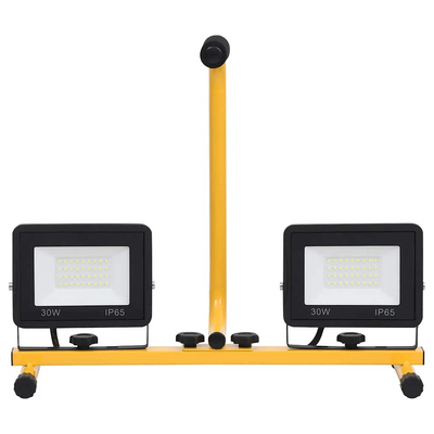 Reflektor LED z uchwytem, 2x30 W, ciepłe białe światło
