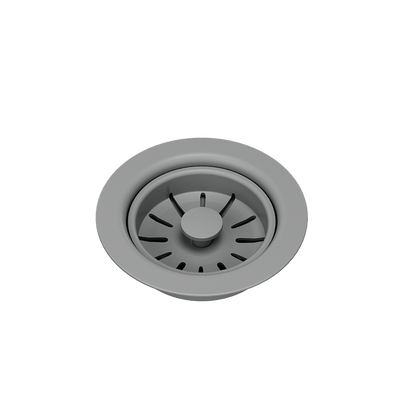 Odpływ zatyczkowy 3 1/2" z syfonem 1-komorowy Power Color silver stone (GRANIT-pionowy), save space