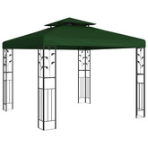 Altana 3 x 3 x 2,68 m zielony Poliester i Stal