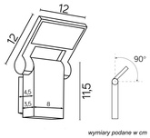 Kinkiet zewnętrzny 11701 DG
