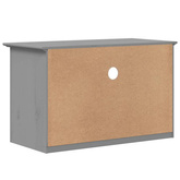 vidaXL Szafka pod TV BODO, 2 szuflady, szara, 91x43x56 cm, sosnowa