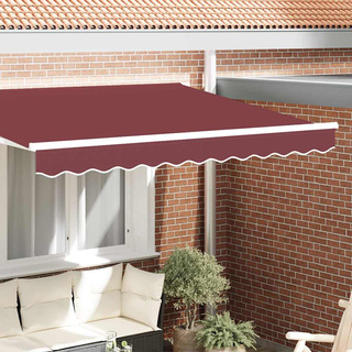Wymiana falbany markizy Burgundowy Pas 2,5 m Poliester