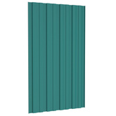 Panel dachowy 36 pcs zielony 80 x 45 cm Stal galwanizowana