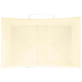 Torby papierowe 250 szt. z uchwytami żółte 32x22x24 cm