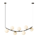 Lampa wisząca RITZ 7 BL OPAL