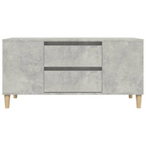 Szafka pod TV, szarość betonu, 102x44,5x50 cm vidaXL