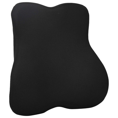 Poduszka pod plecy Czarny Pianka z pamięcią 40 x 40 x 11 cm