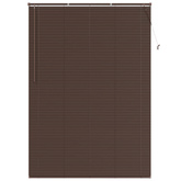 Żaluzja wenecka Ciemnobrązowy ze wzorem 213 x 130 cm 25 mm PVC