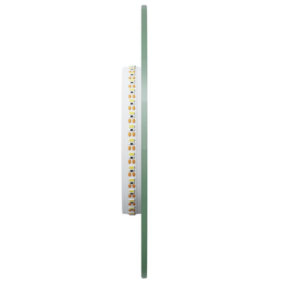 vidaXL Lustro łazienkowe z LED, 50x20 cm, owalne