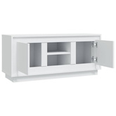 Szafka pod TV, biała, 102x35x45 cm, materiał drewnopochodny vidaXL