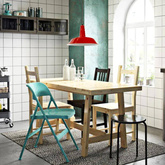 Lampa Wisząca Retro Loft Czerwona 36cm E27 Abruzzo Grote