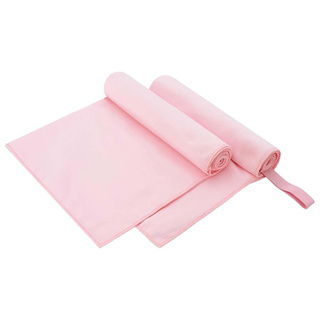 Ręczniki Sportowe 2 pcs Różowy 100 x 50 cm Poliester i poliamid