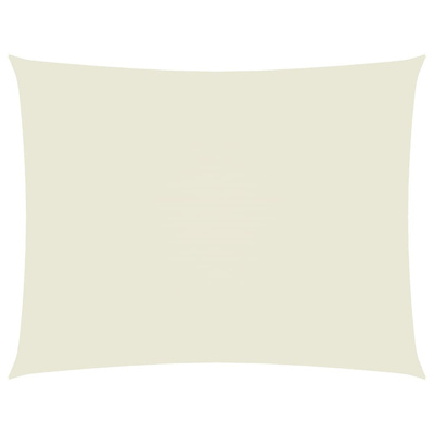 Prostokątny żagiel ogrodowy, tkanina Oxford, 2,5x4 m, kremowy