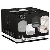 Punktowa oprawa sufitowa do łazienki UMA Sand Gun Color IP54 okrągła antracyt EDO777543 EDO Solutions