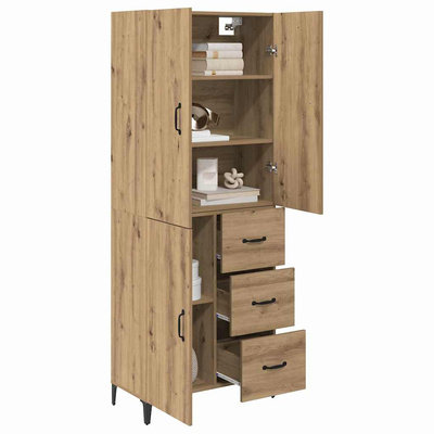 Highboard Dąb rzemieślniczy 69,5 x 34 x 180 cm