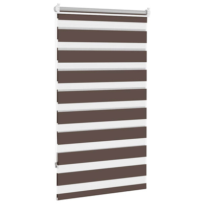 Roleta Zebra 70,9x120 cm Szerokość tkaniny 66,7 cm kawa