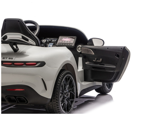 Auto Na Akumulator Mercedes GT63 AMG DKGT63 24V LCD Lakierowany Jasno Szary