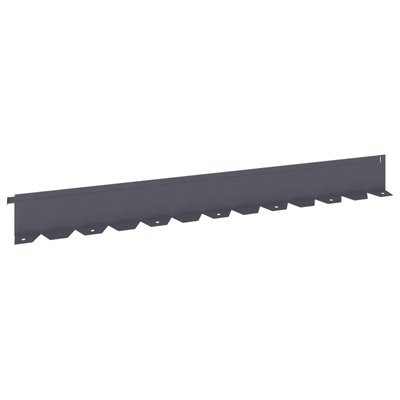 Krawężnik do trawnika 20 szt. 102 x 10 x 4 cm Stal antracytowy