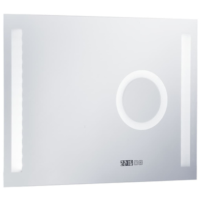 vidaXL Lustro łazienkowe z LED i czujnikiem dotykowym, 80x60 cm