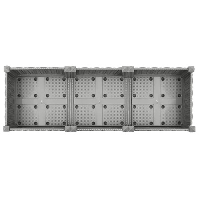 do podwyższonej rabaty, 120x40x23 cm, polipropylen Donica