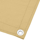 Parawan balkonowy, piaskowy, 120x1000 cm, 100% poliester Oxford