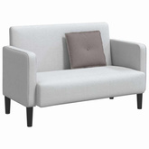 Poduszka na plecy Ciemnoszary 50 x 19 x 45 cm tkanina