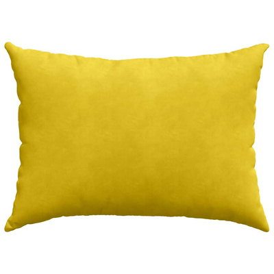Poduszki na sofę 2 pcs Żółty 70 x 50 cm Tkanina sztruksowa