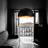 Lampa Wisząca Retro Loft Czarno złota 40cm E27 Abruzzo Geo 2