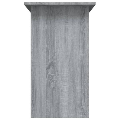 vidaXL Biurko, szary dąb sonoma, 80x45x74 cm, materiał drewnopochodny