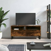 vidaXL Szafka pod TV, przydymiony dąb, 100x34,5x44,5 cm model standard
