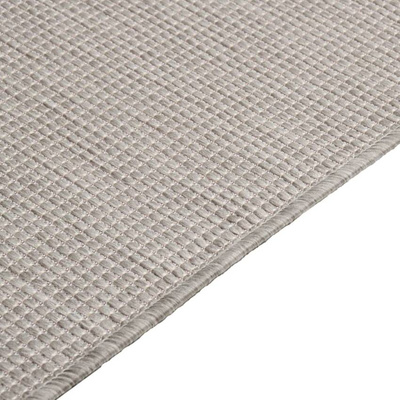 vidaXL Dywan zewnętrzny o płaskim splocie, 140x200 cm, taupe