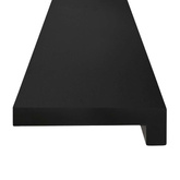 Nakładki na schody 16 szt. 90 x 30 x 2 cm Czarny Drewno bukowe