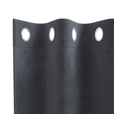 Zasłony zaciemniające 2 pcs Jasnoszary 140 x 225 cm Aksamit