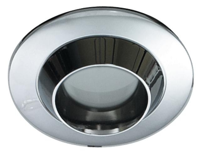 Nowoczesna oprawa wpuszczana MR16 SH-02 CH srebrna IP65 + oprawka GU10