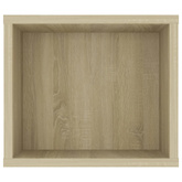 Wisząca szafka TV, dąb sonoma, 100x30x26,5 cm