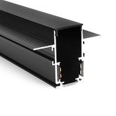 Szyna magnetyczna podtynkowa czarna LL-20D 150cm