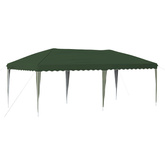 Namiot imprezowy rozkładany 575 x 290 x 245 cm zielony