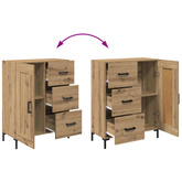 Highboard Dąb rzemieślniczy 69,5 x 34 x 180 cm