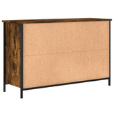 vidaXL Szafka pod TV, przydymiony dąb, 100x35x65 cm