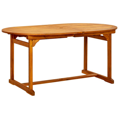 9-częściowy zestaw mebli ogrodowych, lite drewno akacjowe, 160-240 cm
