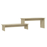 vidaXL Szafka pod TV, dąb sonoma 180x30x43 cm, materiał drewnopochodny