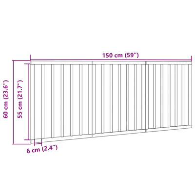 Bramka dla psa składana 3 panele 150 cm drewno topolowe